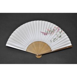 画像1: ＜琳風扇＞　手描き 月に萩図