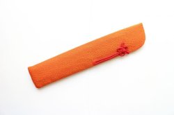 画像1: 婦人用　ちりめん オレンジ