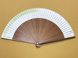 画像1: 刷毛引　パール引き　萌黄