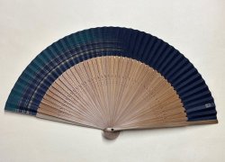 画像1: 刷毛引　濃紺　グリーン