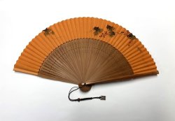 画像1: ＜琳風扇＞　手描き 葡萄図