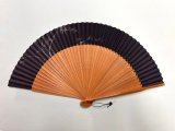 ＜琳風扇＞　手描き 竹笹図