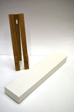 画像3: 無地（天・野毛）　（ごま竹扇子立・紙箱入）