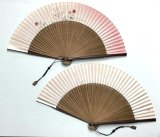 画像: ＜琳風扇＞　手描き 桔梗撫子図