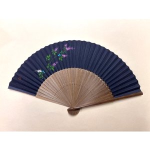 画像: ＜琳風扇＞手描き　萩図