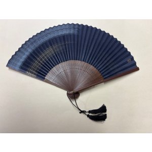 画像: 刷毛引　濃紺　グレー