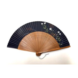 画像: ＜琳風扇＞　手描き 武蔵野図