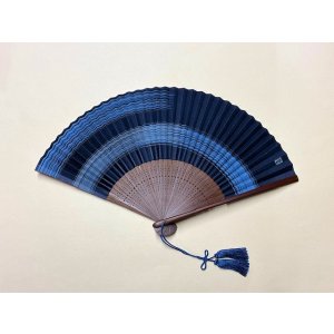 画像: 刷毛引　濃紺　ブルー