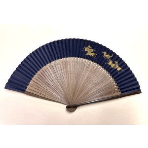 画像: ＜琳風扇＞　木版画　金左馬