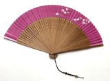 画像: ＜琳風扇＞　手描き 桜花図