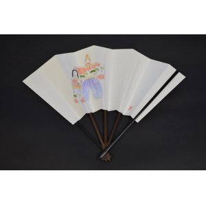 画像: 立ち雛図　（ごま竹扇子立・烏帽子箱入）