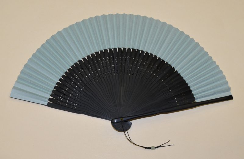 画像1: 浅葱色　天然石チャーム付