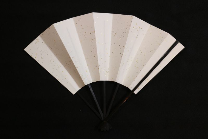 画像2: 手描き　紅梅図　（ごま竹扇子立・烏帽子箱入）