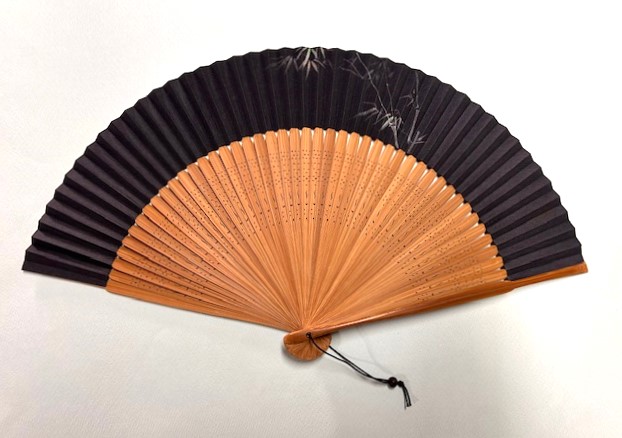 画像2: ＜琳風扇＞　手描き 竹笹図