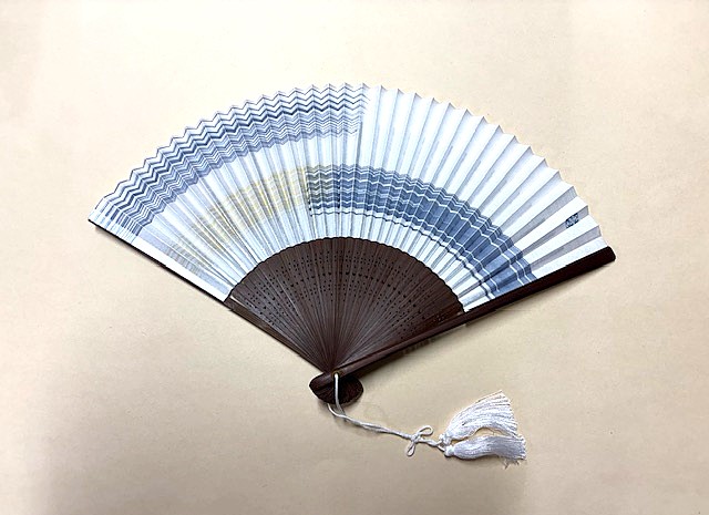 画像1: 刷毛引　パール引　紺