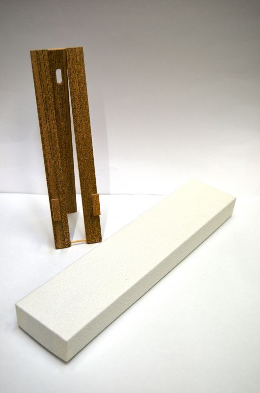 画像3: 無地（天・野毛）　（ごま竹扇子立・紙箱入）